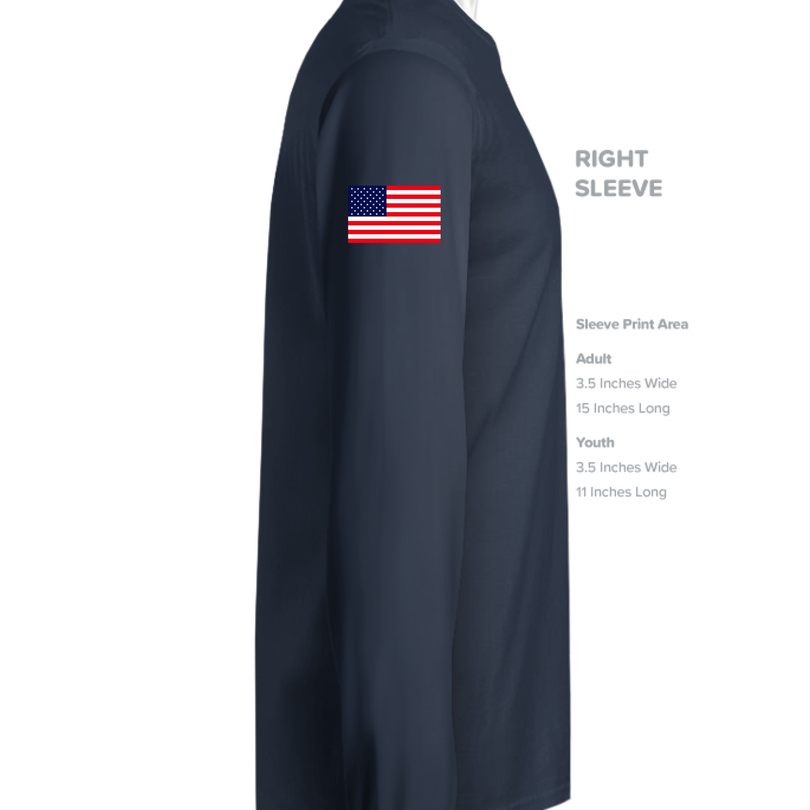 TRUE NAVY - SLEEVE_RIGHT